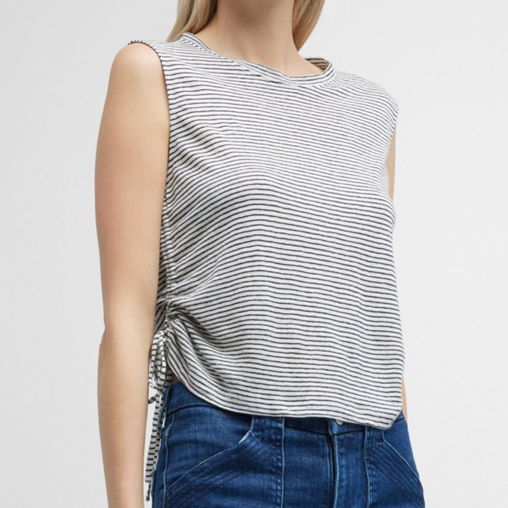 FRAME Side Cinch Muscle Tee